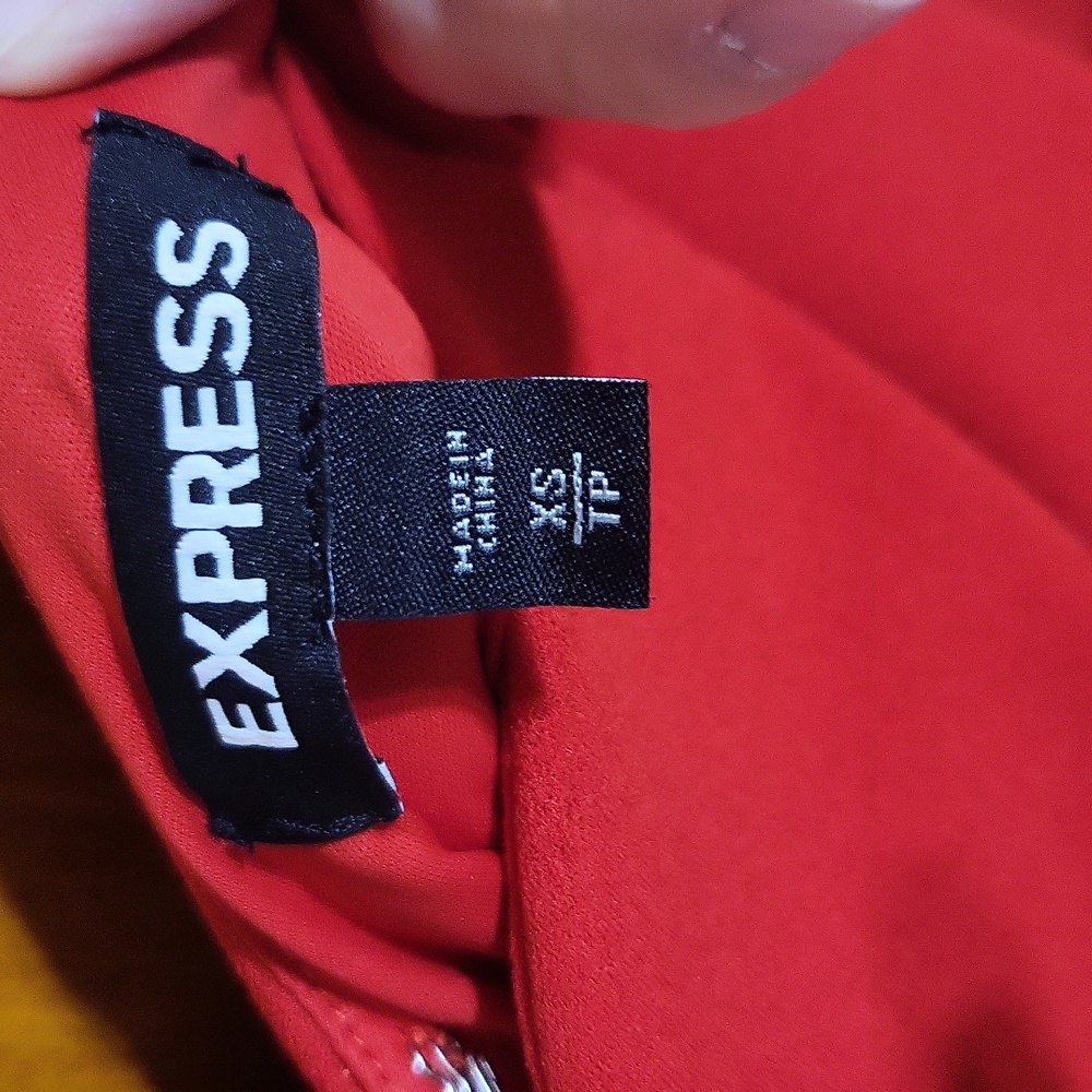 Sexy Womens Red Dress Size Xs By Express - Picture 6 of 8